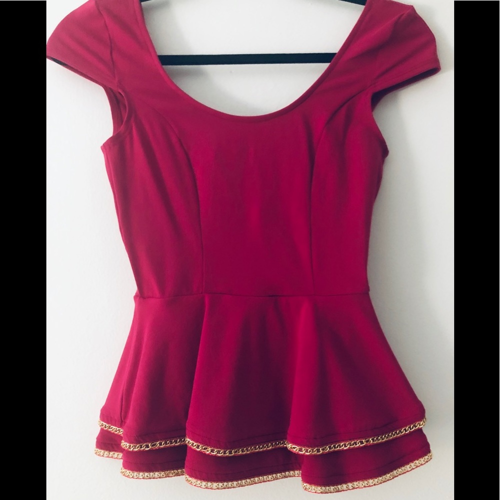 Peplum top 👚